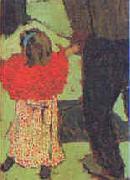 Edouard Vuillard Enfant avec Echarpe Rouge China oil painting reproduction